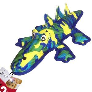 Petlou SEAWARRIOR Crocodile Durable Dog Chewy  Squeaky Toys 14"  NWT/NEW